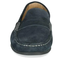 Mocassins MARINE Homme CUIR Motif Uni A Enfiler