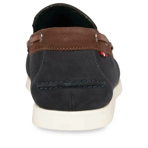 Mocassins MARINE Homme CUIR Motif Uni A Enfiler