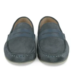 Mocassins MARINE Homme CUIR Motif Uni A Enfiler