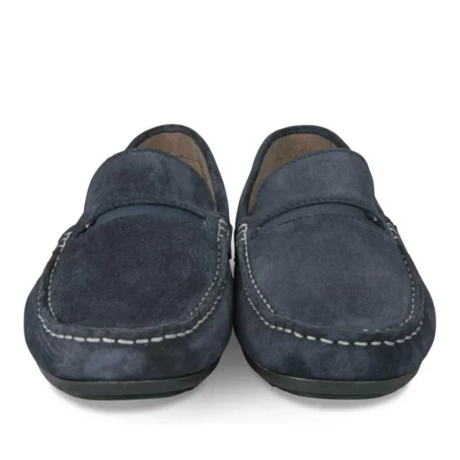 Mocassins MARINE Homme CUIR Motif Uni A Enfiler