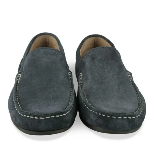 Mocassins MARINE Homme CUIR Motif Uni A Enfiler