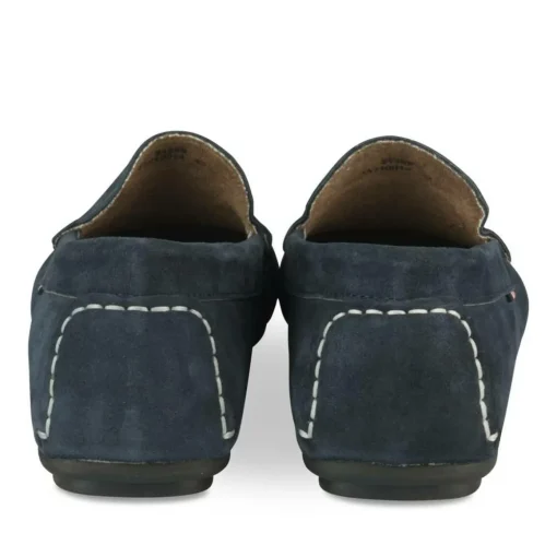 Mocassins MARINE Homme CUIR Motif Uni A Enfiler