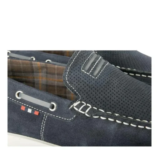 Mocassins MARINE Homme CUIR Motif Uni A Enfiler