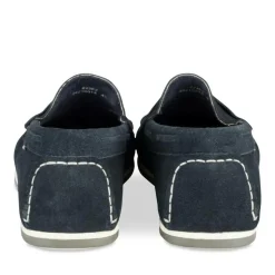 Mocassins MARINE Homme CUIR Motif Uni A Enfiler