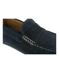 Mocassins MARINE Homme CUIR Motif Uni A Enfiler