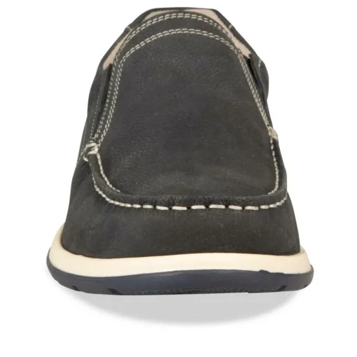 Mocassins MARINE Homme CUIR Motif Uni Elastique