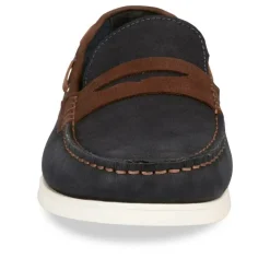 Mocassins MARINE Homme CUIR Motif Uni A Enfiler
