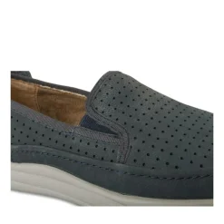 Mocassins MARINE Homme CUIR Motif Uni A Enfiler