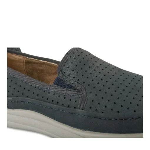 Mocassins MARINE Homme CUIR Motif Uni A Enfiler