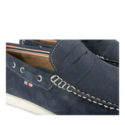 Mocassins MARINE Homme CUIR Motif Uni A Enfiler