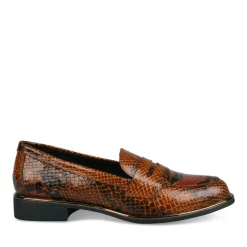 Mocassins MARRON Femme Motif Uni