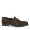 Mocassins MARRON Homme CUIR Motif Uni A Enfiler