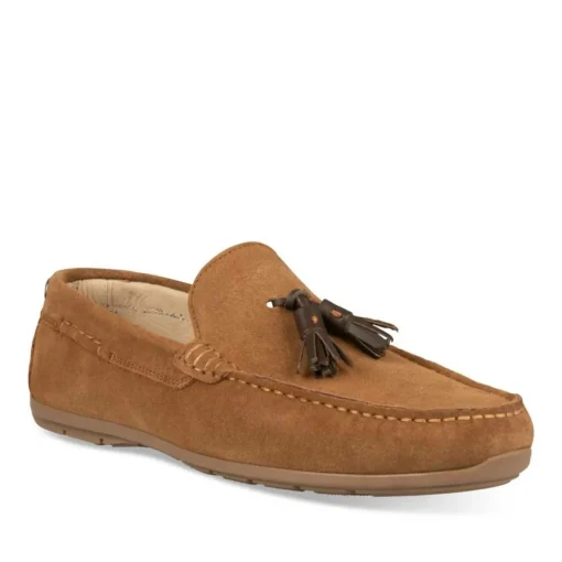 Mocassins MARRON Homme CUIR Motif Uni