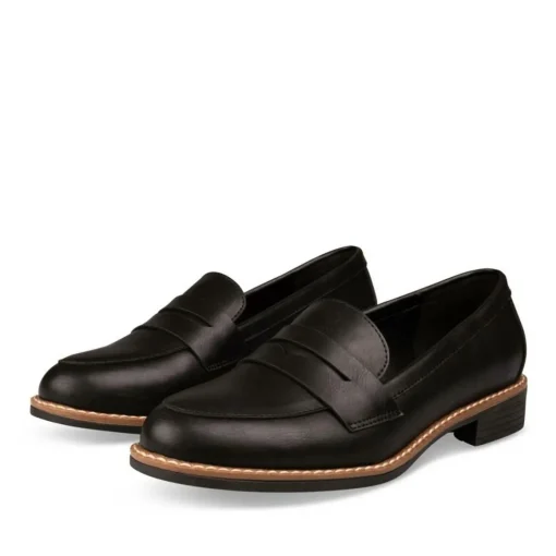 Mocassins NOIR Femme A Enfiler