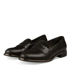 Mocassins NOIR Femme A Enfiler
