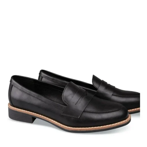 Mocassins NOIR Femme A Enfiler