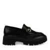 Mocassins NOIR Femme Motif Uni A Enfiler