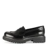 Mocassins NOIR Femme Motif Uni A Enfiler