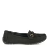 Mocassins NOIR Femme Motif Uni A Enfiler