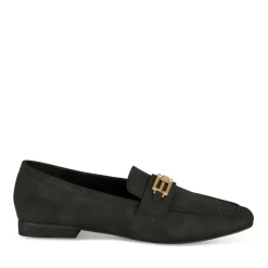 Mocassins NOIR Femme Motif Uni A Enfiler