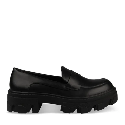 Mocassins NOIR Femme Motif Uni