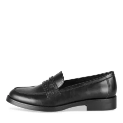 Mocassins NOIR Femme Motif Clouté A Enfiler