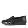 Mocassins NOIR Femme Motif Uni Scratch
