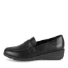 Mocassins NOIR Femme Motif Uni A Enfiler