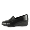 Mocassins NOIR Femme Motif Uni A Enfiler