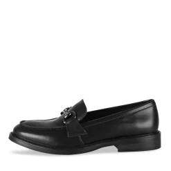 Mocassins NOIR Femme Motif Uni A Enfiler