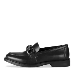 Mocassins NOIR Femme Motif Uni A Enfiler