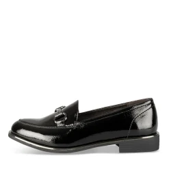 Mocassins NOIR Femme Motif Uni A Enfiler