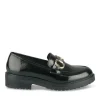 Mocassins NOIR Femme Motif Uni A Enfiler