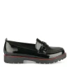 Mocassins NOIR Femme Motif Uni A Enfiler