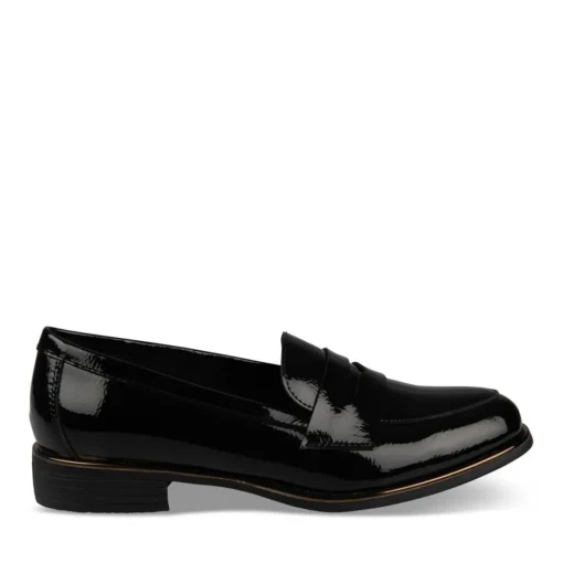 Mocassins NOIR Femme Motif Uni