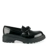 Mocassins NOIR Femme Motif Uni A Enfiler