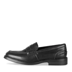 Mocassins NOIR Femme Motif Uni A Enfiler