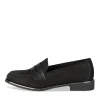 Mocassins NOIR Femme Motif Uni A Enfiler