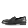 Mocassins NOIR Femme Motif Uni Lacets