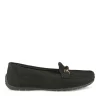 Mocassins NOIR Femme Motif Chaîne A Enfiler