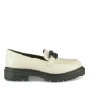 Mocassins NOIR Femme Motif Chaîne A Enfiler