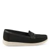 Mocassins NOIR Femme Motif Uni A Enfiler