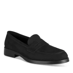 Mocassins NOIR Femme Motif Uni A Enfiler