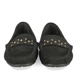 Mocassins NOIR Femme Motif Uni A Enfiler