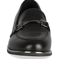 Mocassins NOIR Femme Motif Uni A Enfiler