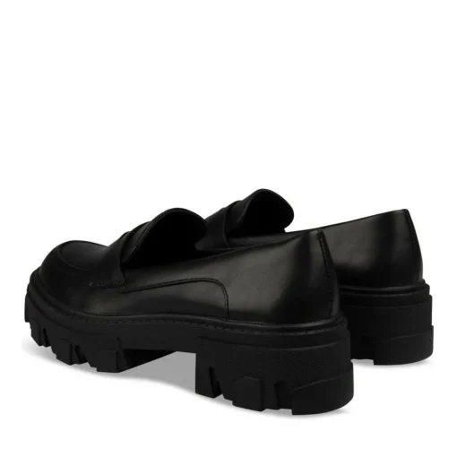 Mocassins NOIR Femme Motif Uni