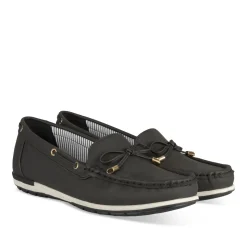 Mocassins NOIR Femme Motif Uni A Enfiler