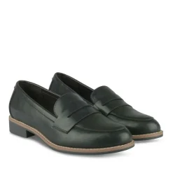 Mocassins NOIR Femme Motif Uni A Enfiler