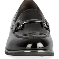 Mocassins NOIR Femme Motif Uni A Enfiler