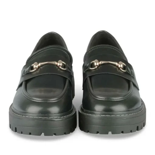 Mocassins NOIR Femme Motif Uni A Enfiler